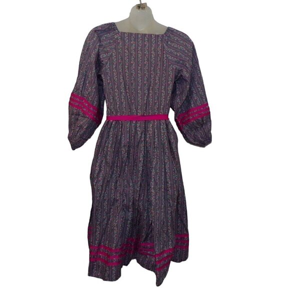 NWT Vintage Joseph LOVE Brand Iconic Chintz Ribbon Dress 8T tall? Chest 30 L 38 - Picture 3 of 4
